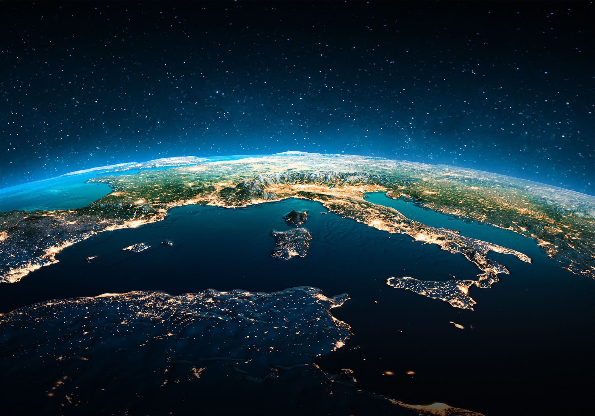 Earth seen from space