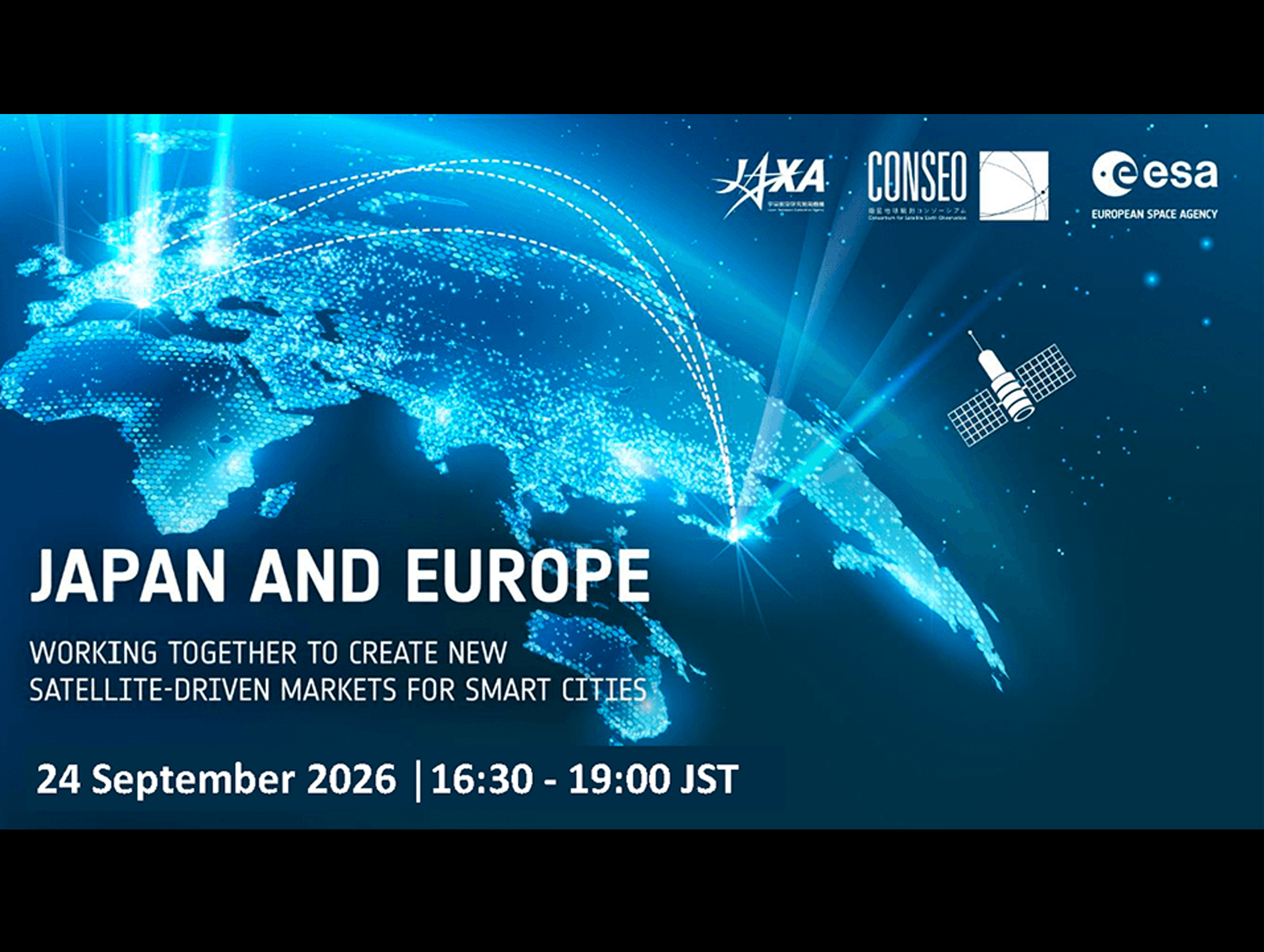 [Free Event] Our CTO Tsutsui to Speak at“Japan and Europe –Working Together to Create New Satellite-Driven Markets for Smart Cities”
